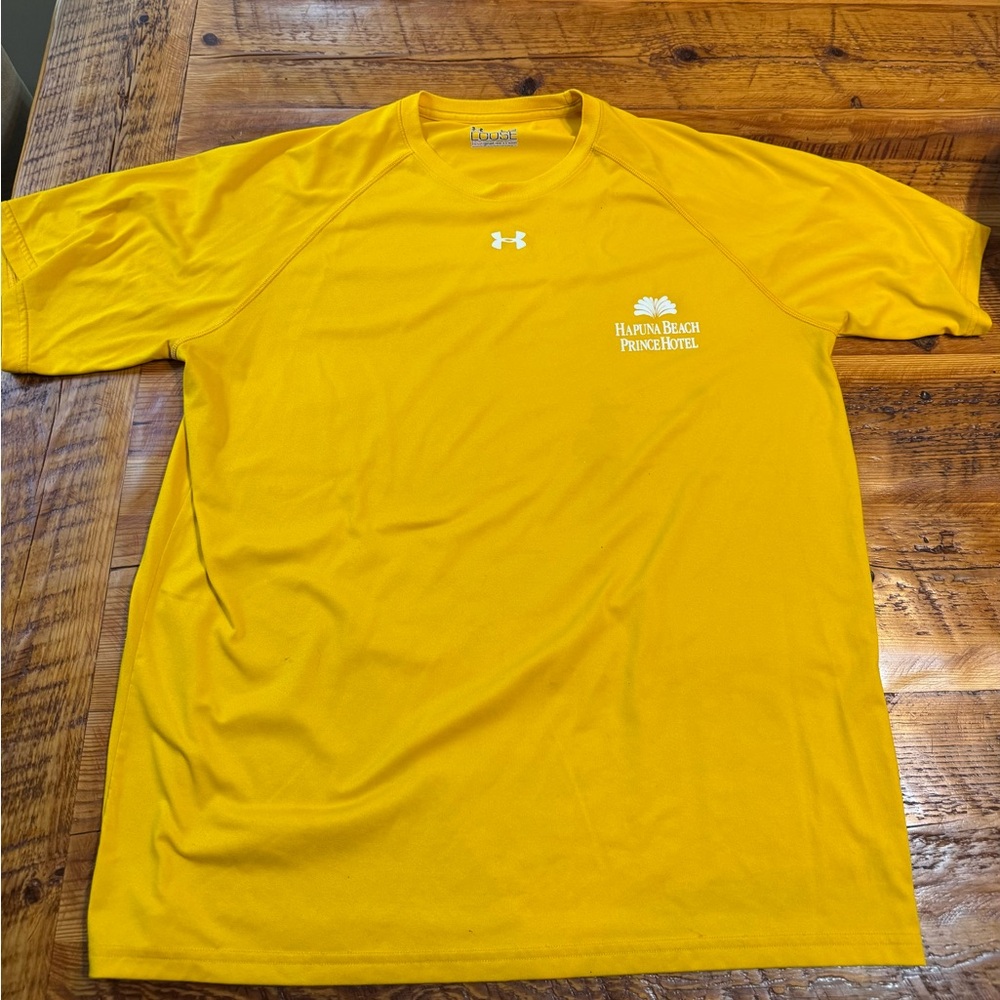 Under Armour Yellow Short Sleeve Tee